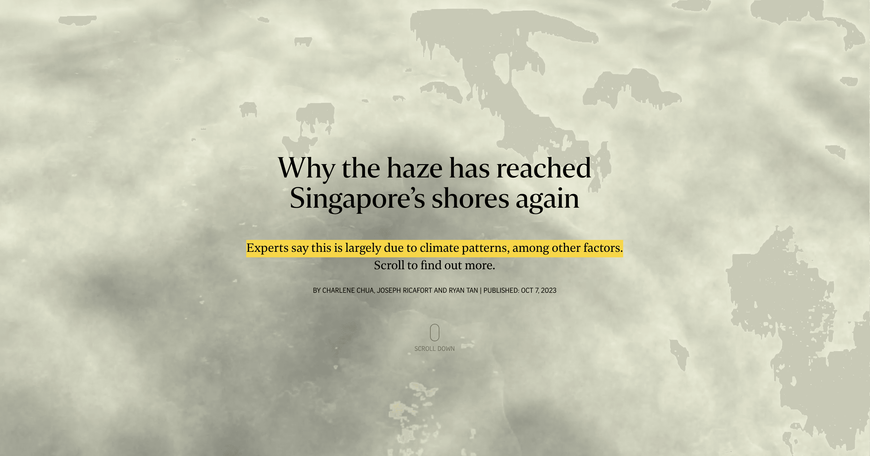 Why the haze has reached Singapore’s shores again image